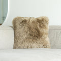 Housse de coussin en peau de mouton | Poils longs | Nouvelle-Zélande | 40x40 cm