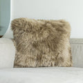 Housse de coussin en peau de mouton | Poils longs | Nouvelle-Zélande | 50x50 cm