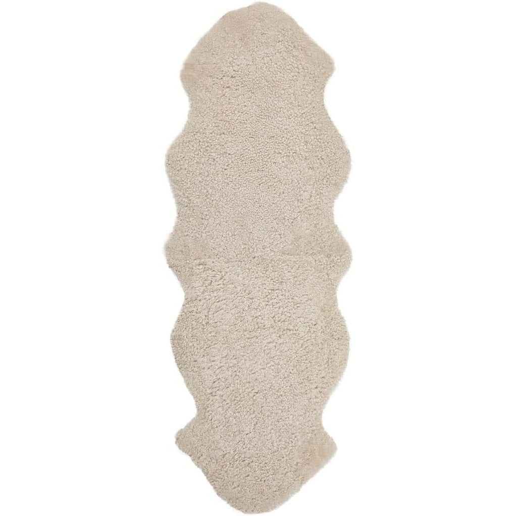 Double peau de mouton mérinos poils courts – gris