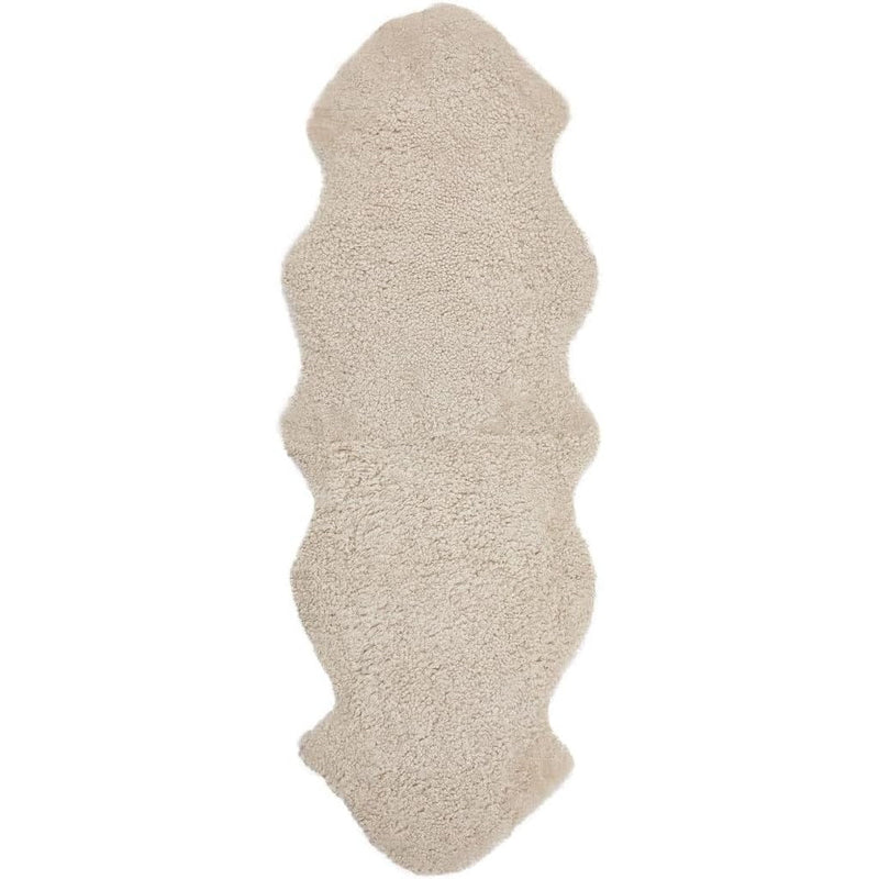 Double peau de mouton mérinos | Poils courts | 170x60 cm